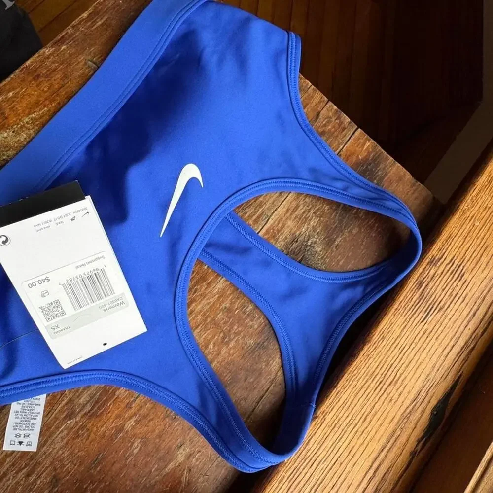 Nike blue sports bra size XS new with tags